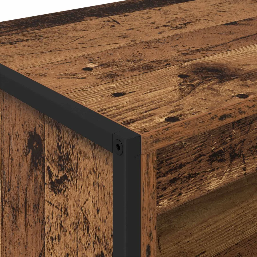 Armoires Hautes Bois Ancien 79 x 36 x 200 cm Bois d'ingénierie - 9