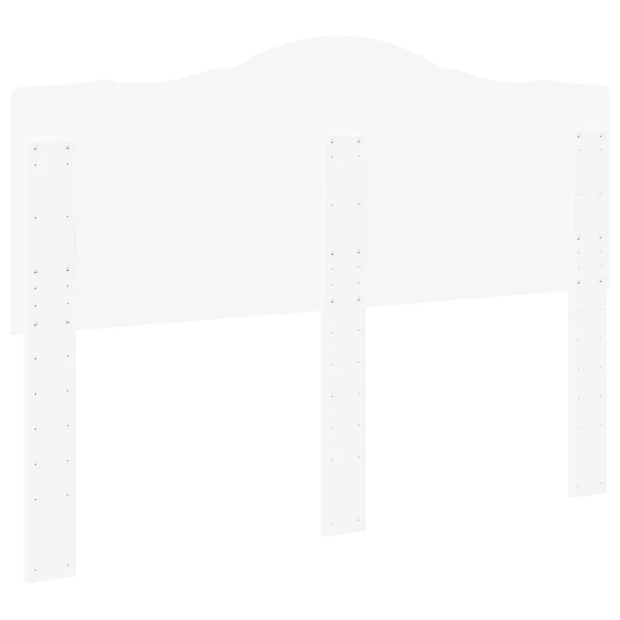 Tête de lit Blanc Bois d'ingénierie - 6