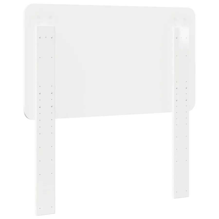 Tête de lit Blanc Brillant Bois d'ingénierie - 6