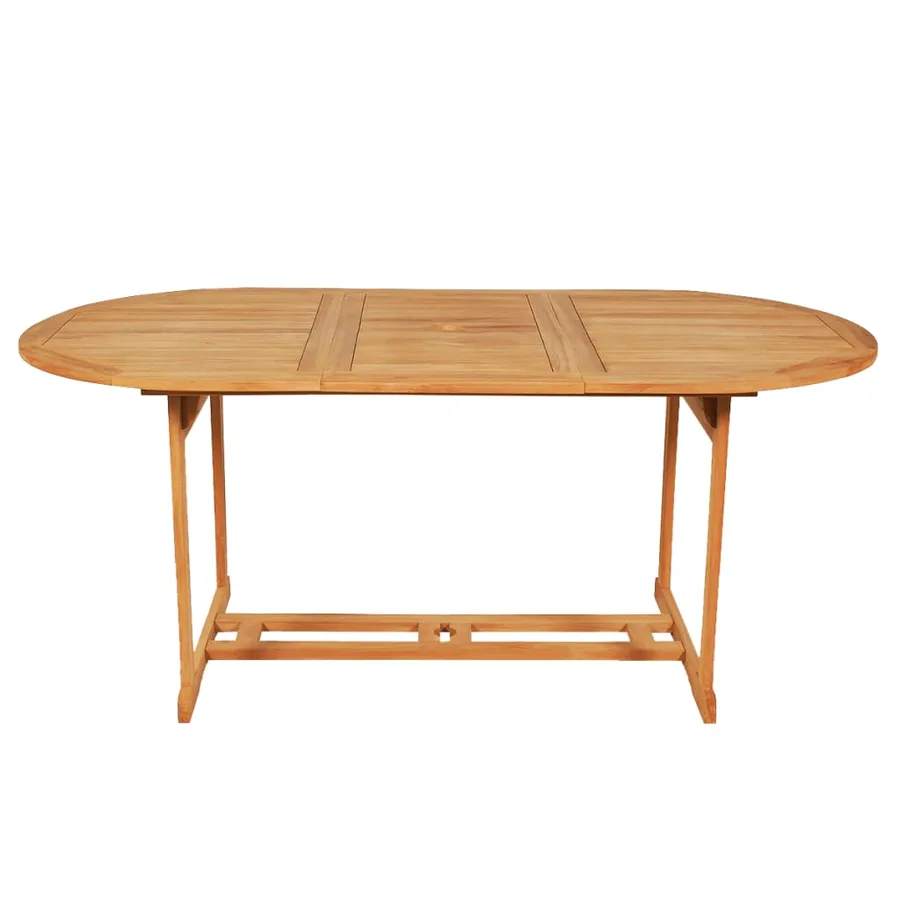 Ensemble à manger de jardin 9 pcs Bois de teck massif - 3