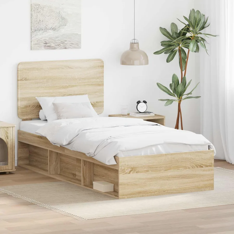 Cadre de lit Sonoma 100 x 200 cm Bois de pin massif
