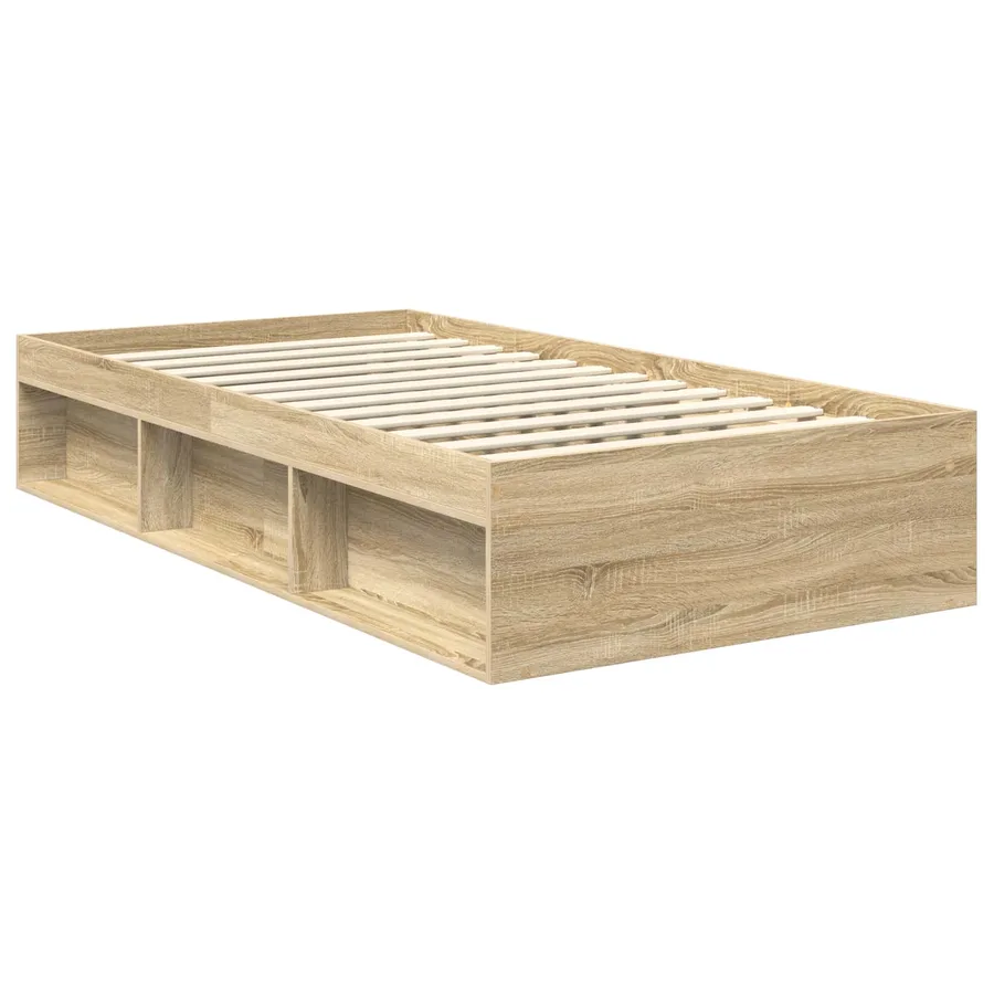 Cadre de lit Sonoma 100 x 200 cm Bois de pin massif - 5