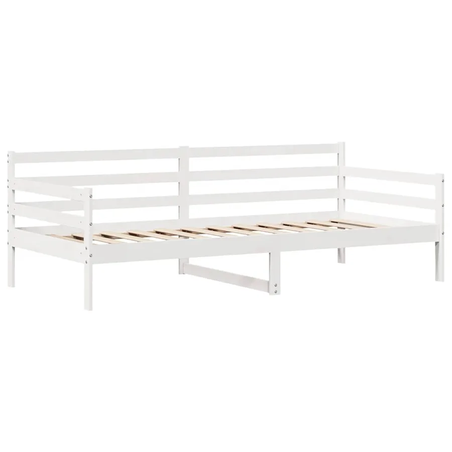 Lit de jour avec tiroirs sans matelas 80x200 cm bois massif - 5