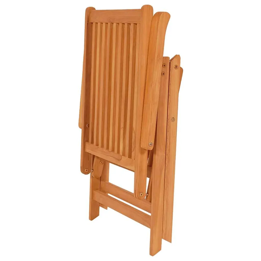 Ensemble à manger de jardin 7 pcs Bois de teck massif - 8
