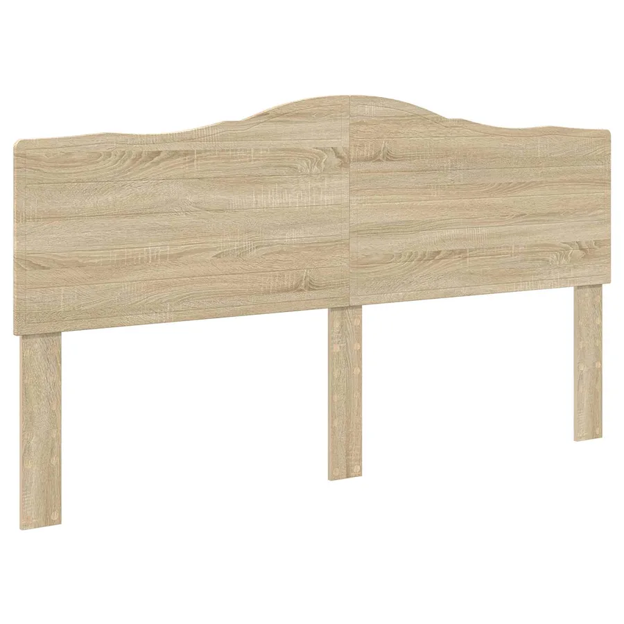 Cadre de lit Chêne Sonoma 200 x 200 cm Bois Ingénierie - 7