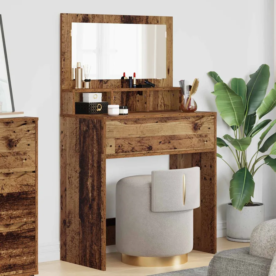 Tables de maquillage pour chambre avec tiroir Bois Ancien