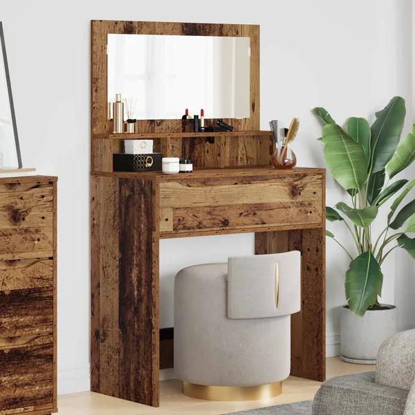 Tables de maquillage pour chambre avec tiroir Bois Ancien