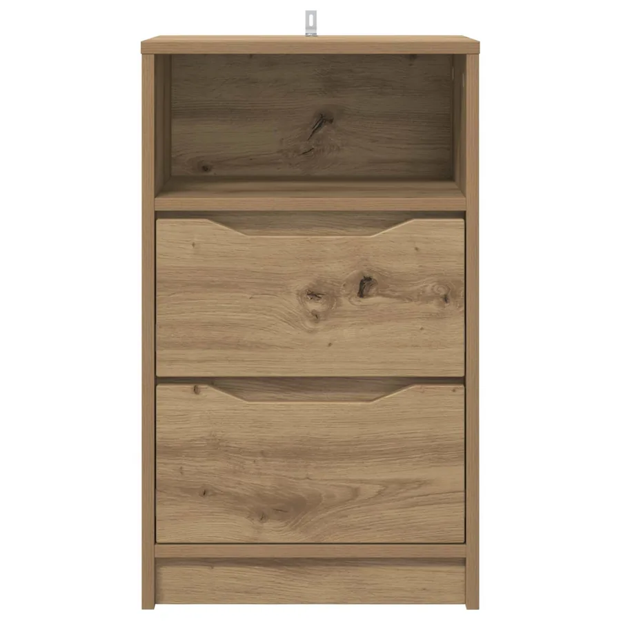 Tables de chevet 2 pc Chêne artisanal 40 x 30 x 467 cm - 6