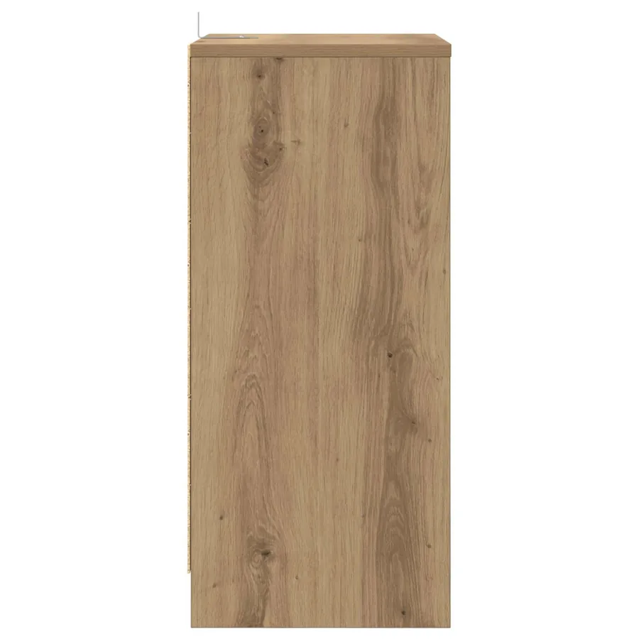 Tables de chevet 2 pc Chêne artisanal 40 x 30 x 467 cm - 7