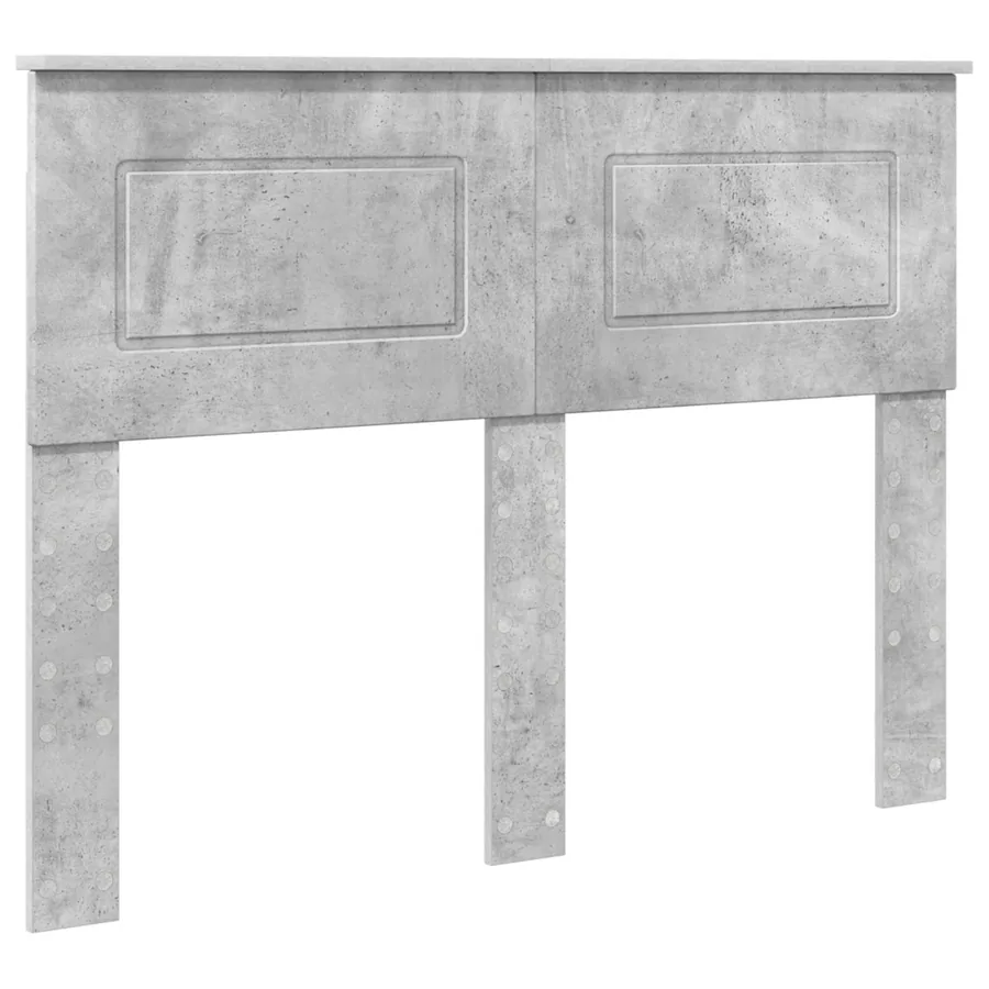 Tête de lit Gris béton Bois d'ingénierie - 2