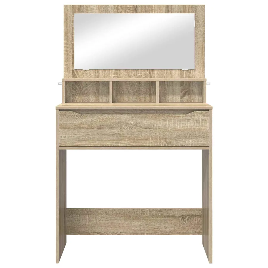 Tables de maquillage pour chambre avec tiroir Chêne Sonoma - 6
