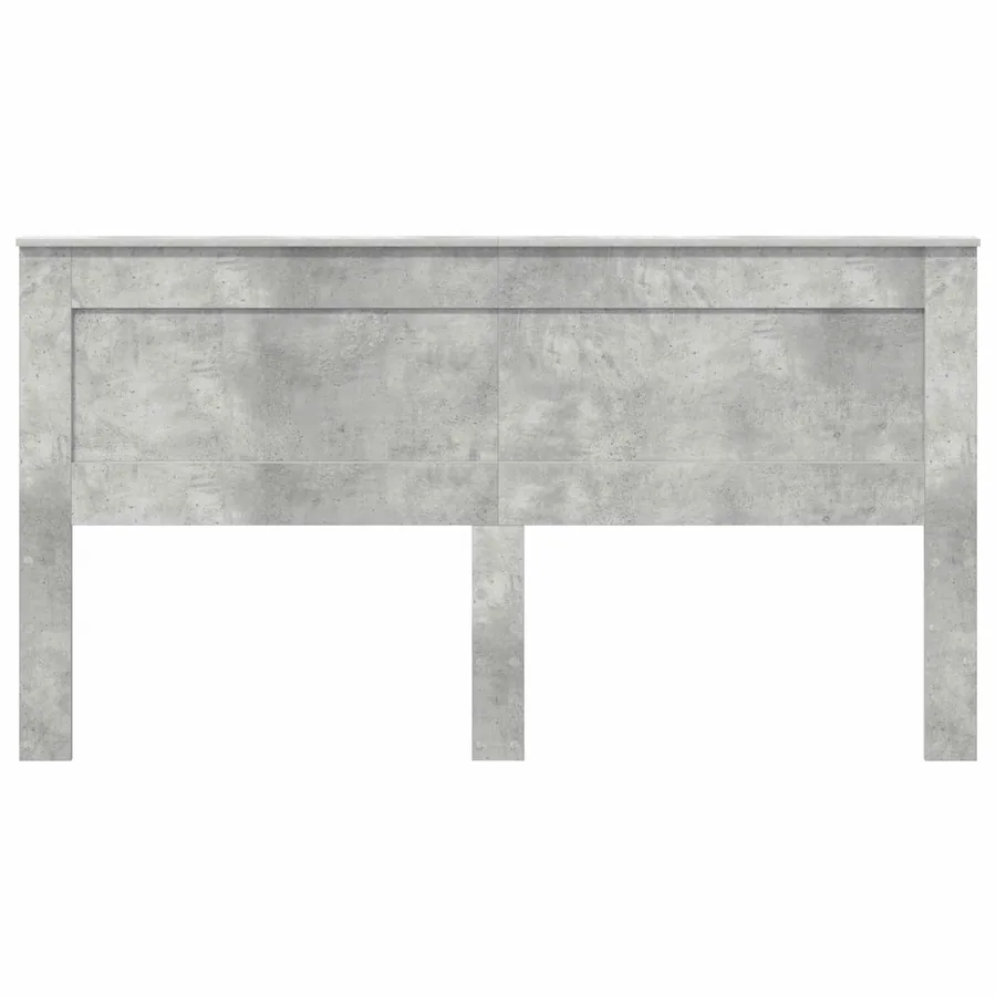 Tête de lit Gris béton 200 cm Bois d'ingénierie - 4