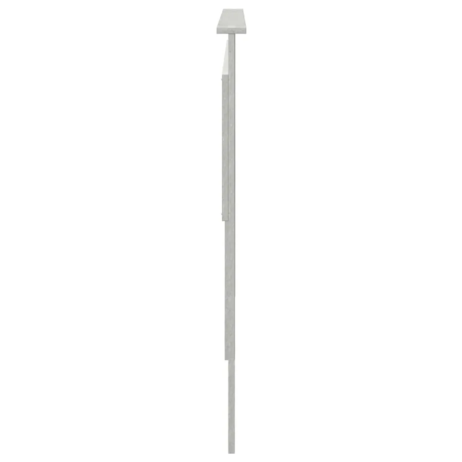 Tête de lit Gris béton 200 cm Bois d'ingénierie - 5