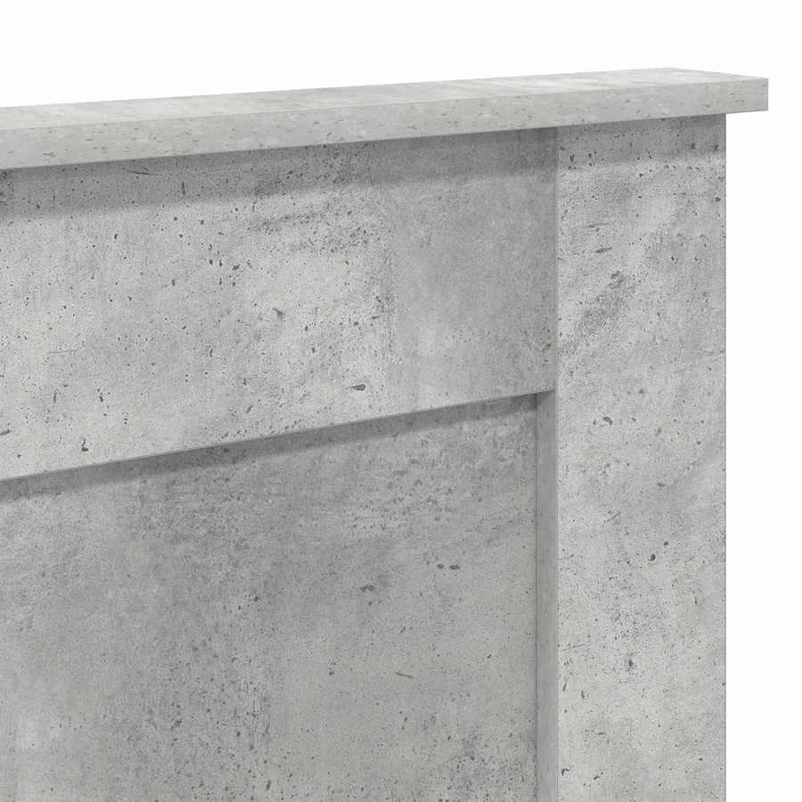 Tête de lit Gris béton 200 cm Bois d'ingénierie - 7