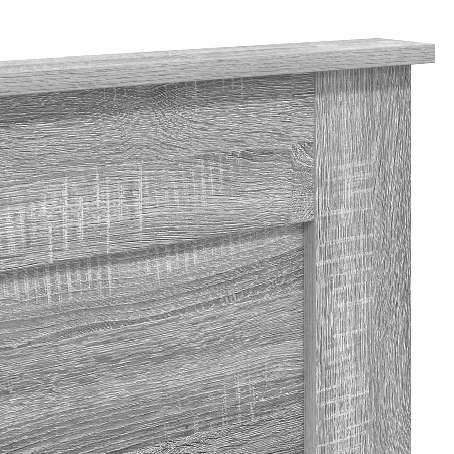 Tête de lit Gris Sonoma 200 cm Bois d'ingénierie - 7