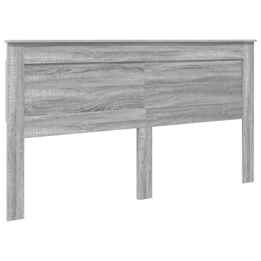 Cadre de lit Gris Sonoma 200 x 200 cm Pin massif - 6