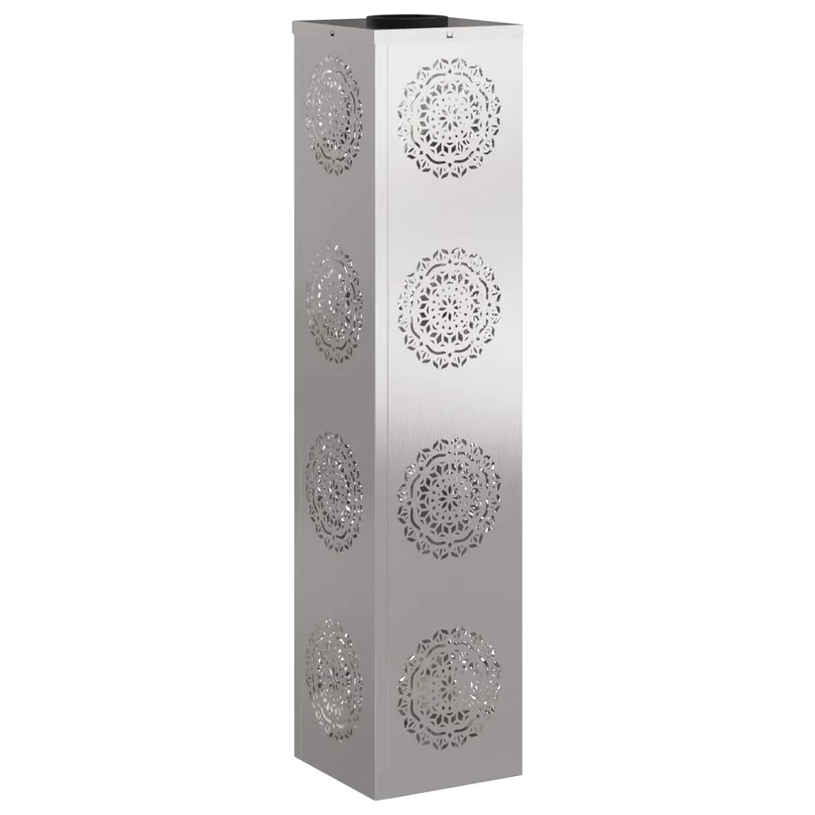 Lumière de chemin LED solaire 2 pcs Blanc chaud 18 x 18 x 80 cm - 4