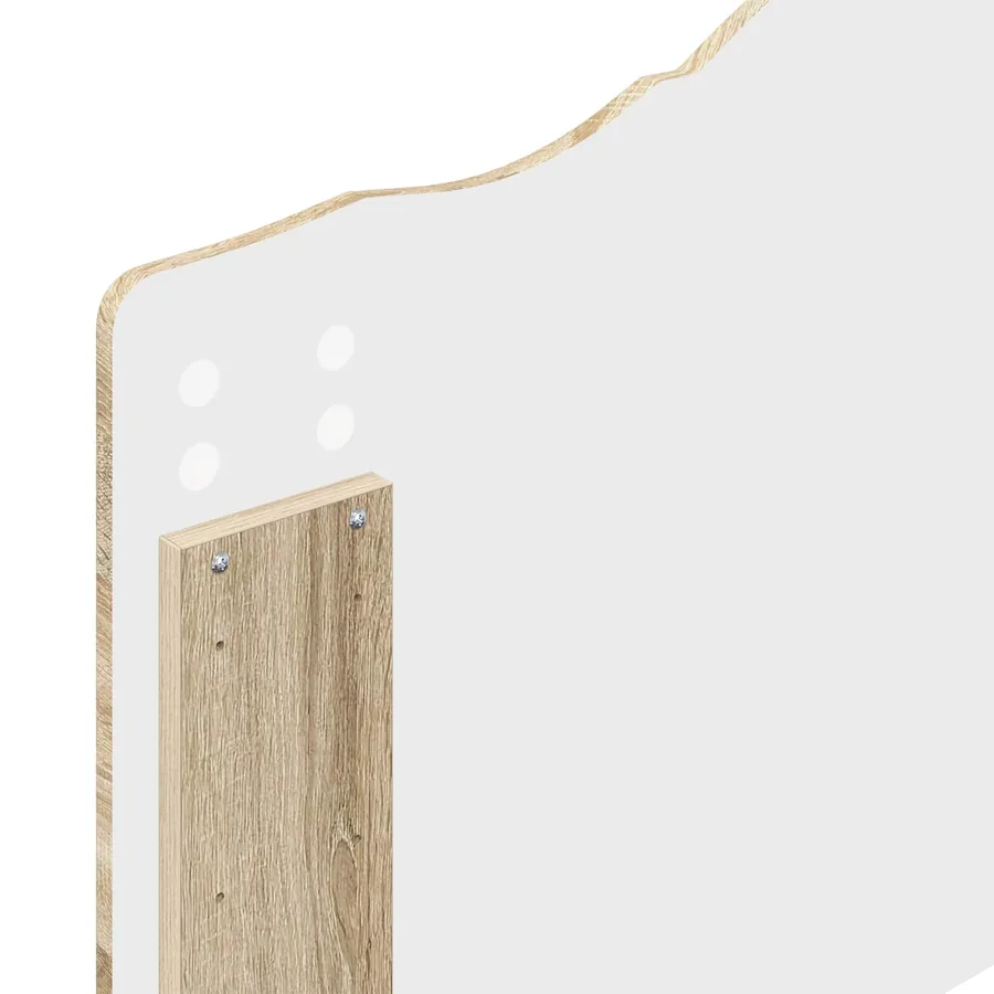 Lit de Rangement Chêne Sonoma 100 x 200 cm Bois d'ingénierie - 12