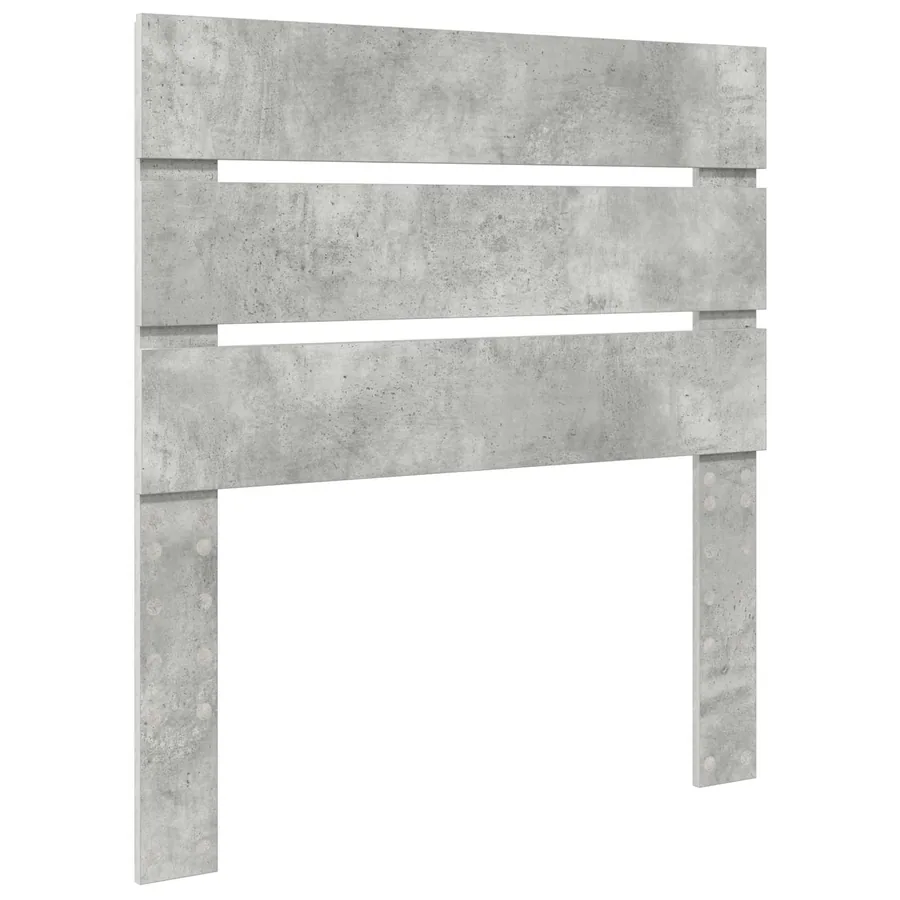 Cadre de lit Béton 90 x 200 cm Bois de pin massif - 6