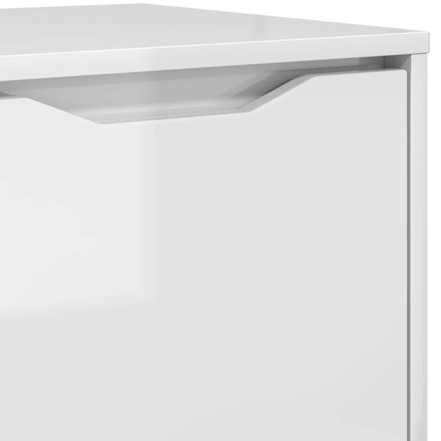 Cabinet de salle de bain Blanc brillant 40,5 x 40 x 44 cm - 12