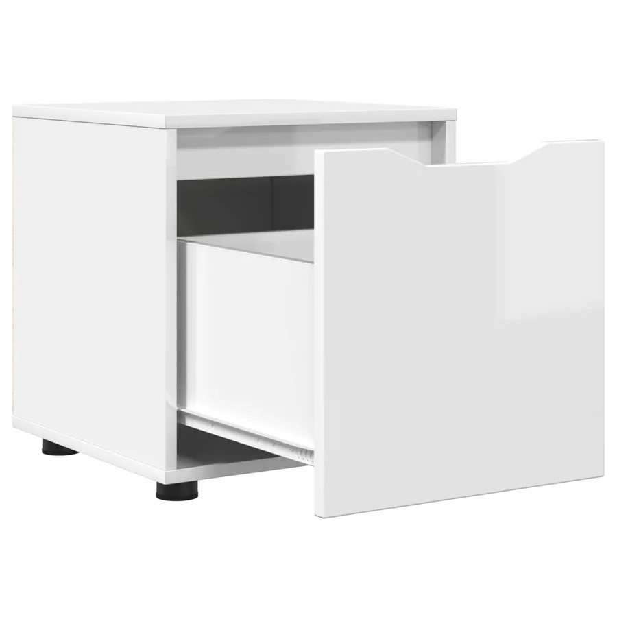 Cabinet de salle de bain Blanc brillant 40,5 x 40 x 44 cm - 7