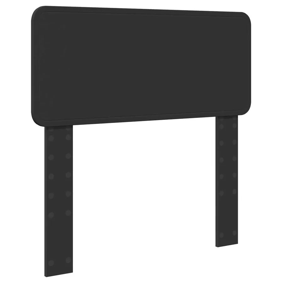 Cadre de lit avec tête de lit Noir 90 x 200 cm Pin massif - 6