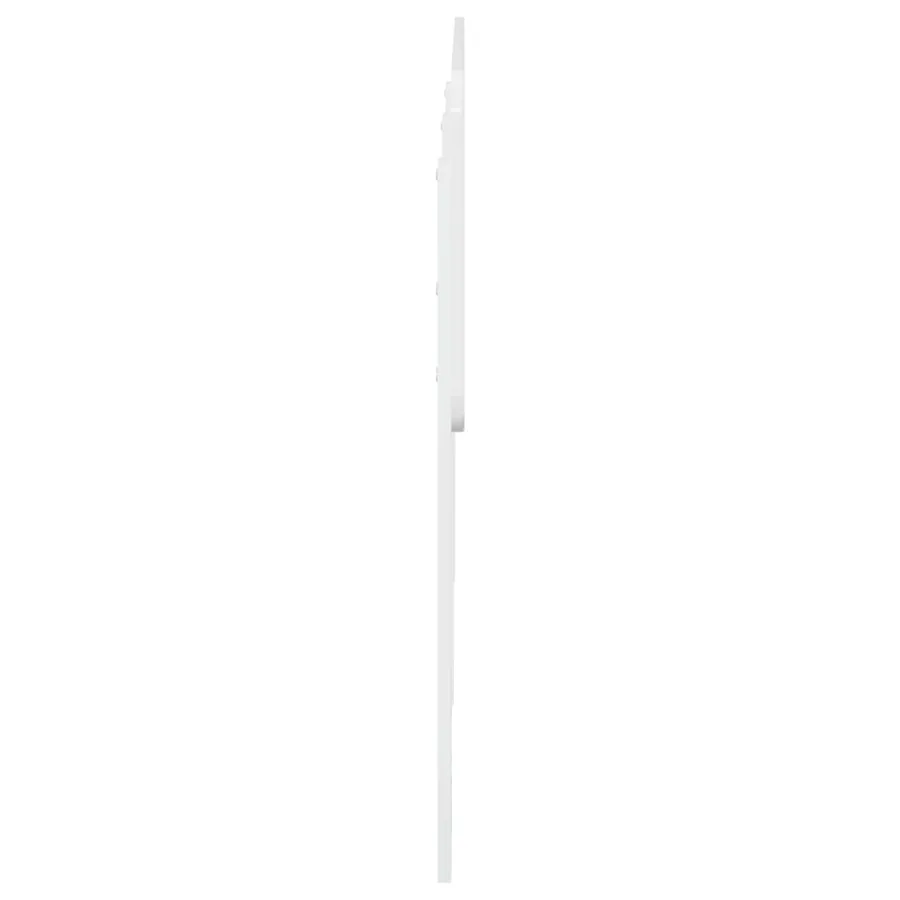 Tête de lit Blanc Brillant Bois d'ingénierie - 5