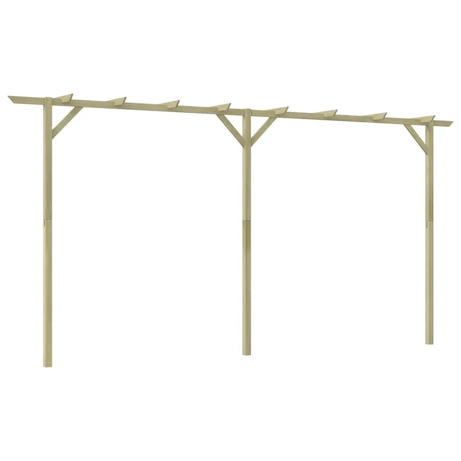 Pergola de jardin 410 x 40 x 203 cm Bois - 2