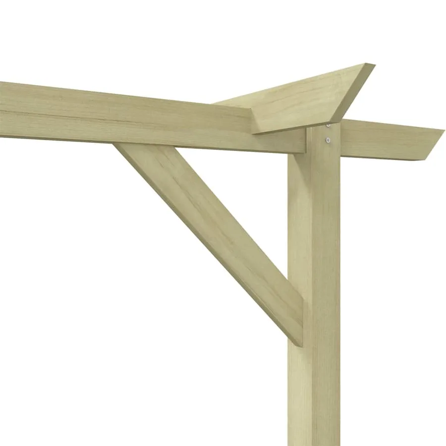 Pergola de jardin 410 x 40 x 203 cm Bois - 8