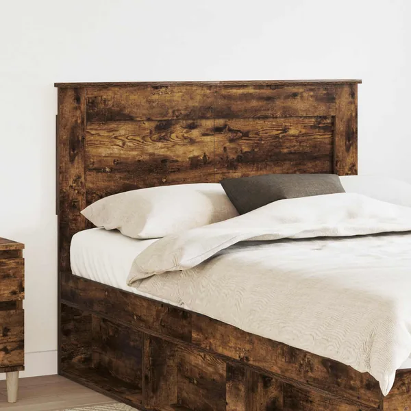 Tête de lit Chêne fumé 120 cm Bois d'ingénierie