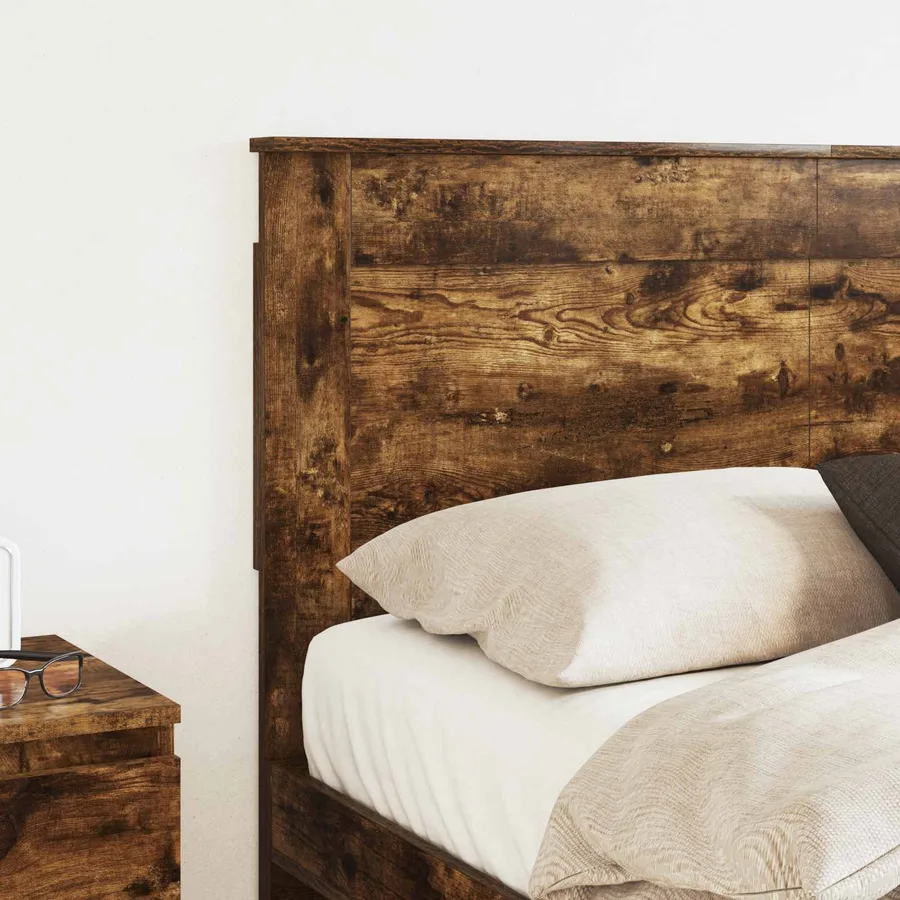 Tête de lit Chêne fumé 120 cm Bois d'ingénierie - 3
