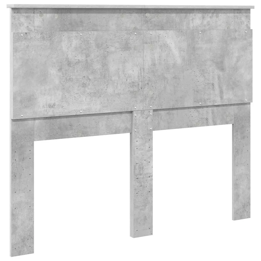 Tête de lit Gris béton 135 cm Bois d'ingénierie - 6