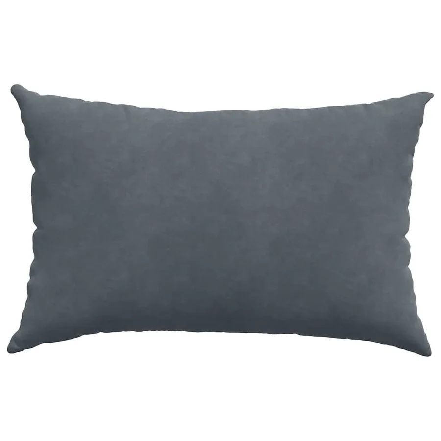 Coussins de canapé 2 pcs Gris foncé 60 x 40 cm - 6