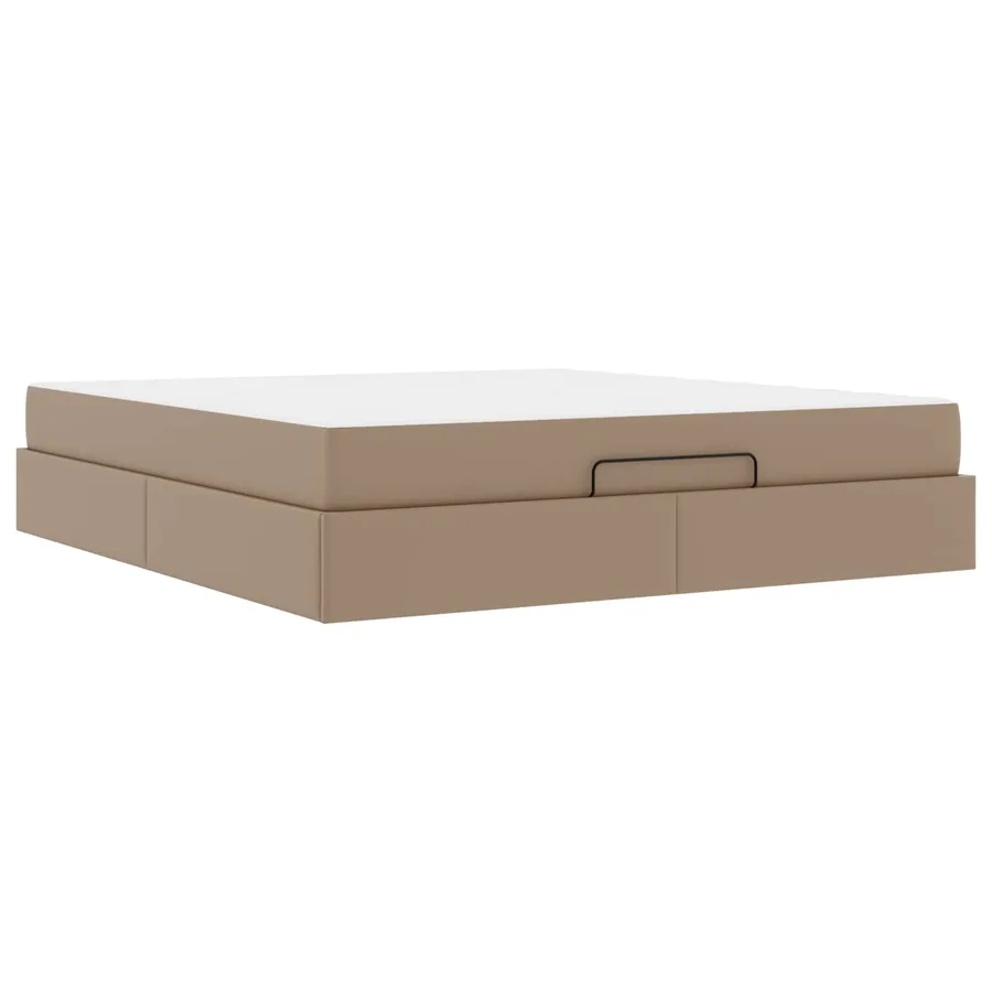 Cadre de lit avec matelas Autre 2 pcs Tan PVC - 2