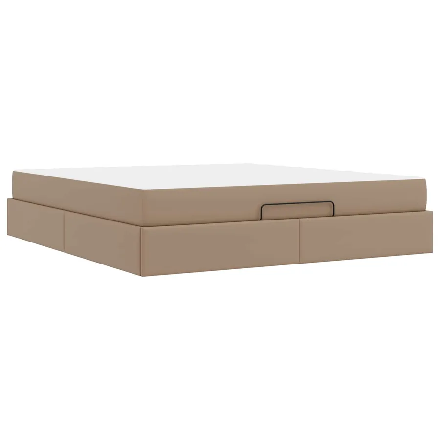 Cadre de lit avec matelas Autre 2 pcs Tan PVC - 6