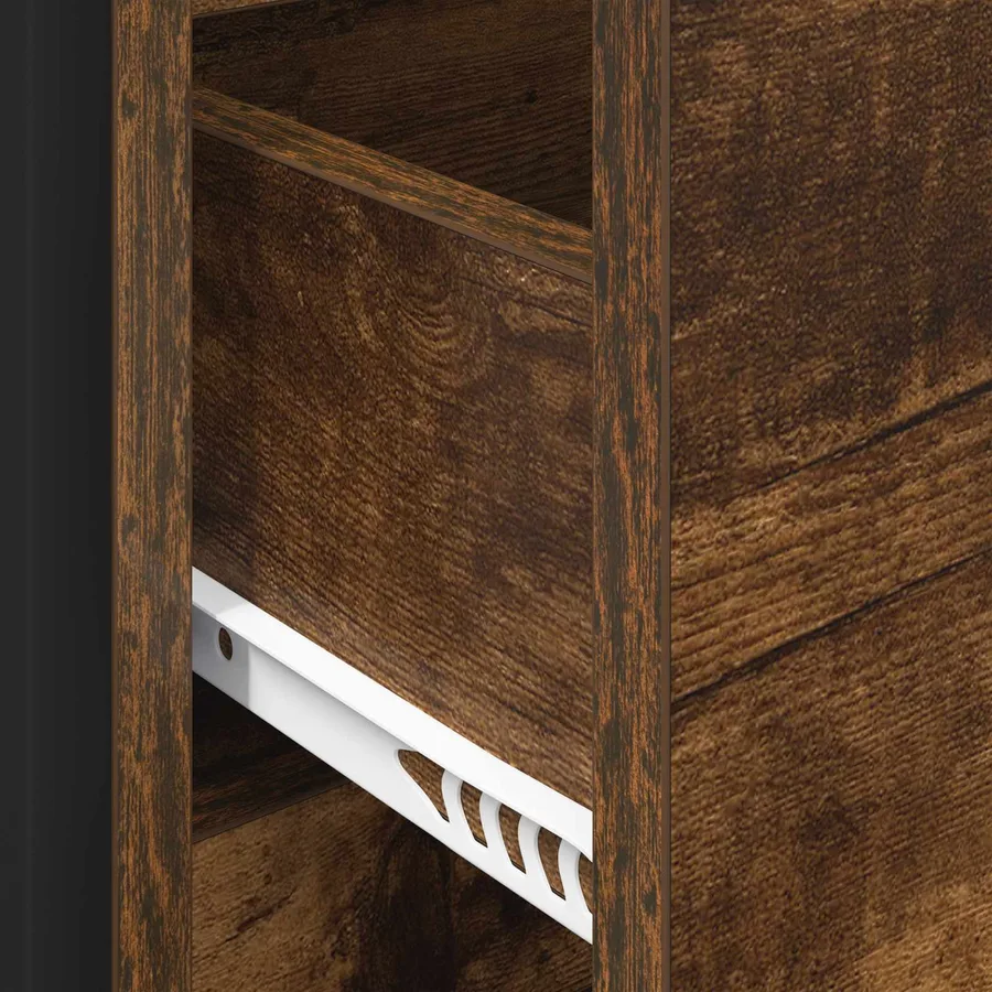 Buffet Chêne Fumé 79 x 36 x 75.5 cm Bois d'ingénierie - 11