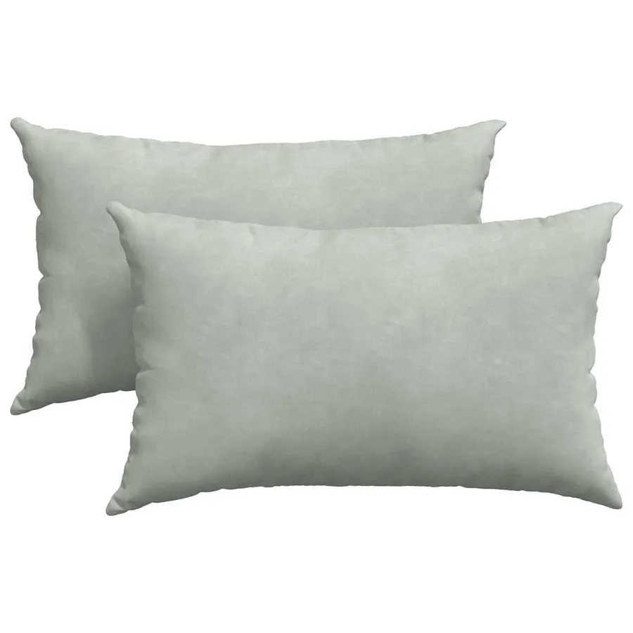 Coussins de canapé 2 pcs Gris clair 50 x 30 cm - 2