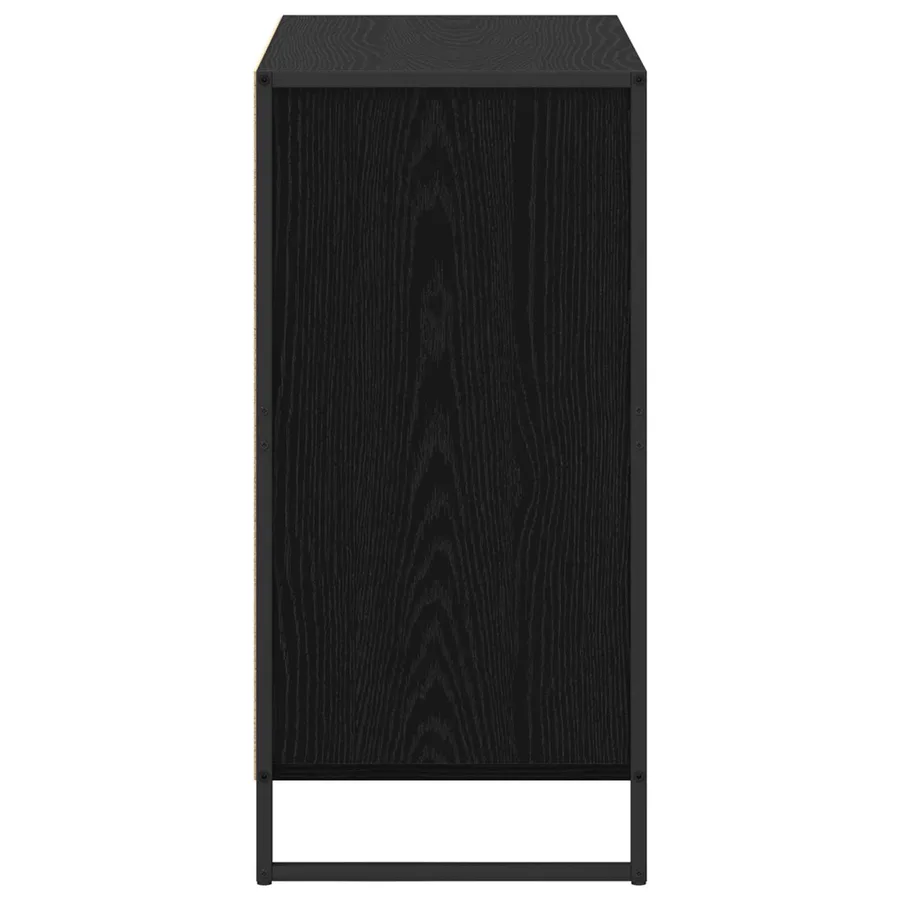 Buffet Chêne noir 79 x 36 x 75.5 cm Bois d'ingénierie - 7