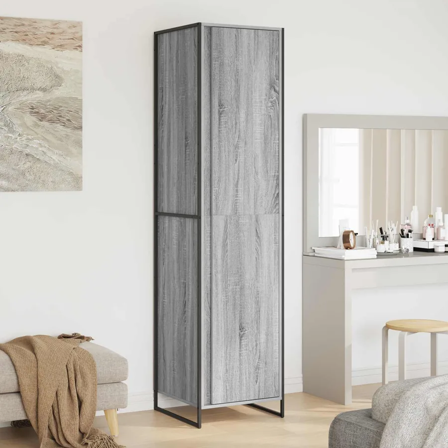 Garde-robe Gris Sonoma 50 x 50 x 200 cm Bois d'ingénierie