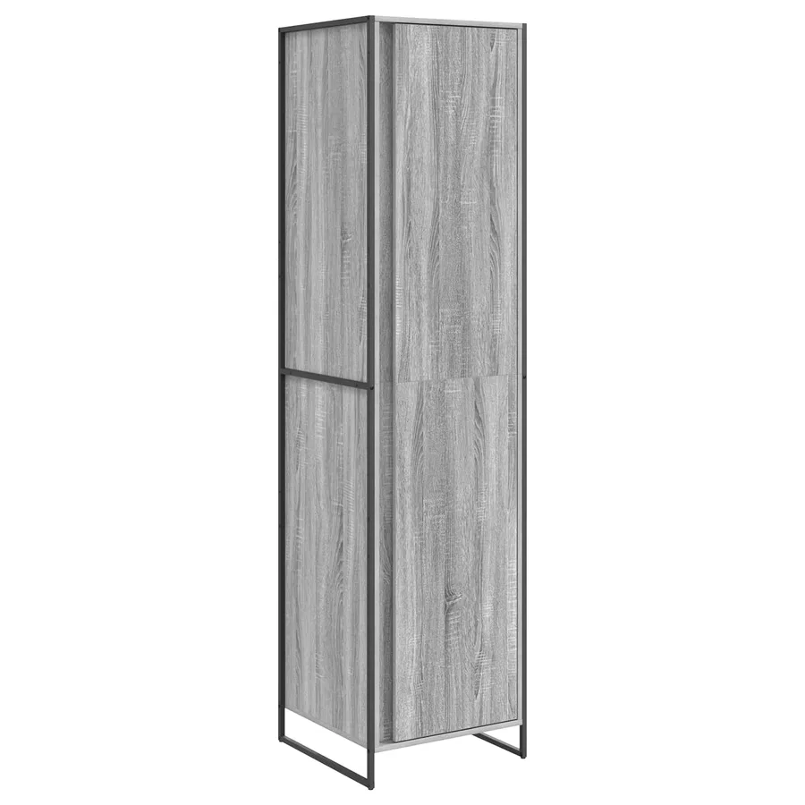 Garde-robe Gris Sonoma 50 x 50 x 200 cm Bois d'ingénierie - 2