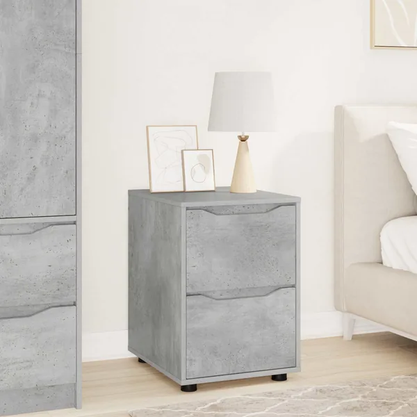 Armoire de rangement Gris béton 40 x 48 x 57 cm