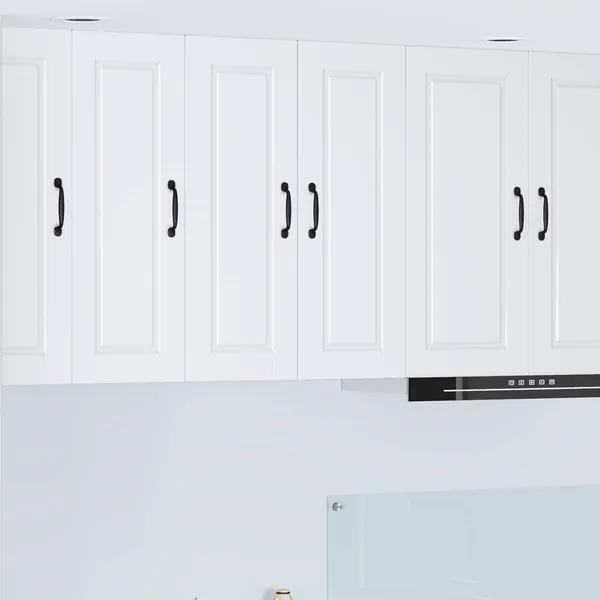 Meuble mural PORTO 2 pcs Blanc 30 x 31 x 80 cm