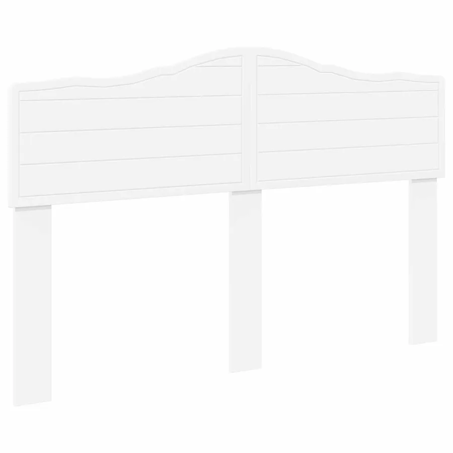 Tête de lit Blanc Bois d'ingénierie - 2