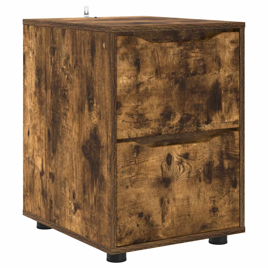 Armoire de rangement Chêne fumé 40 x 48 x 57 cm - 2