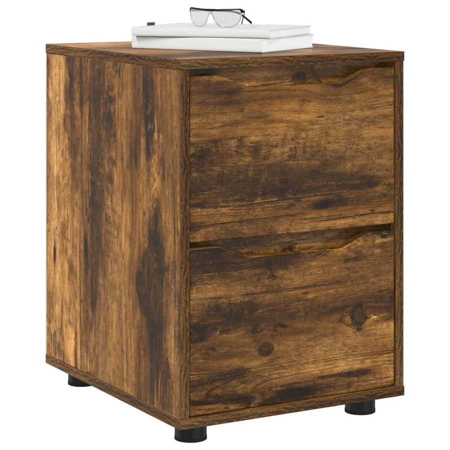 Armoire de rangement Chêne fumé 40 x 48 x 57 cm - 3