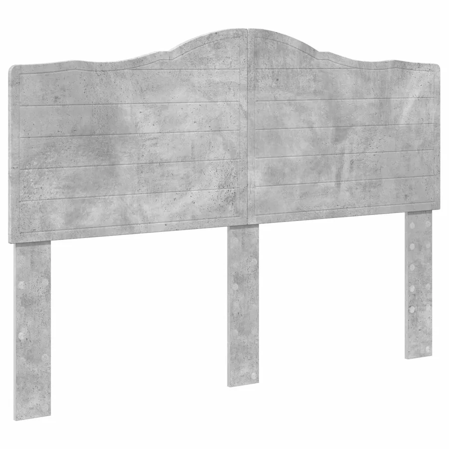 Cadre de lit Gris Béton 150 x 200 cm Pin massif - 6