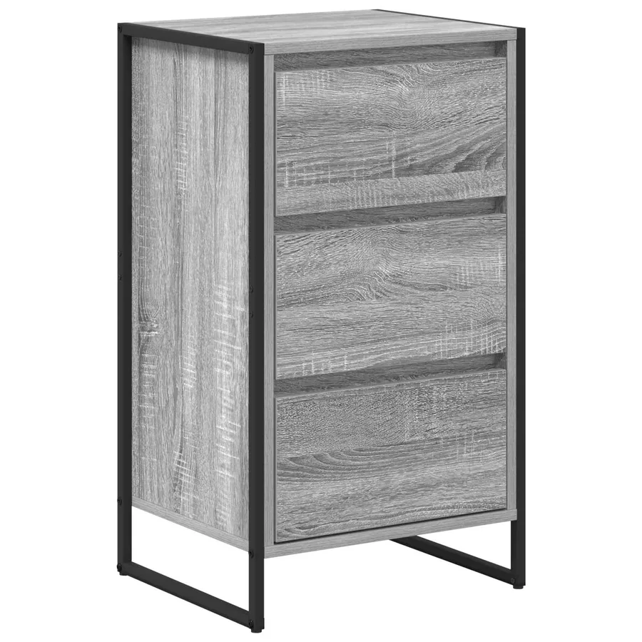 Buffet Gris Sonoma 42 x 36 x 75.5 cm Bois d'ingénierie - 2