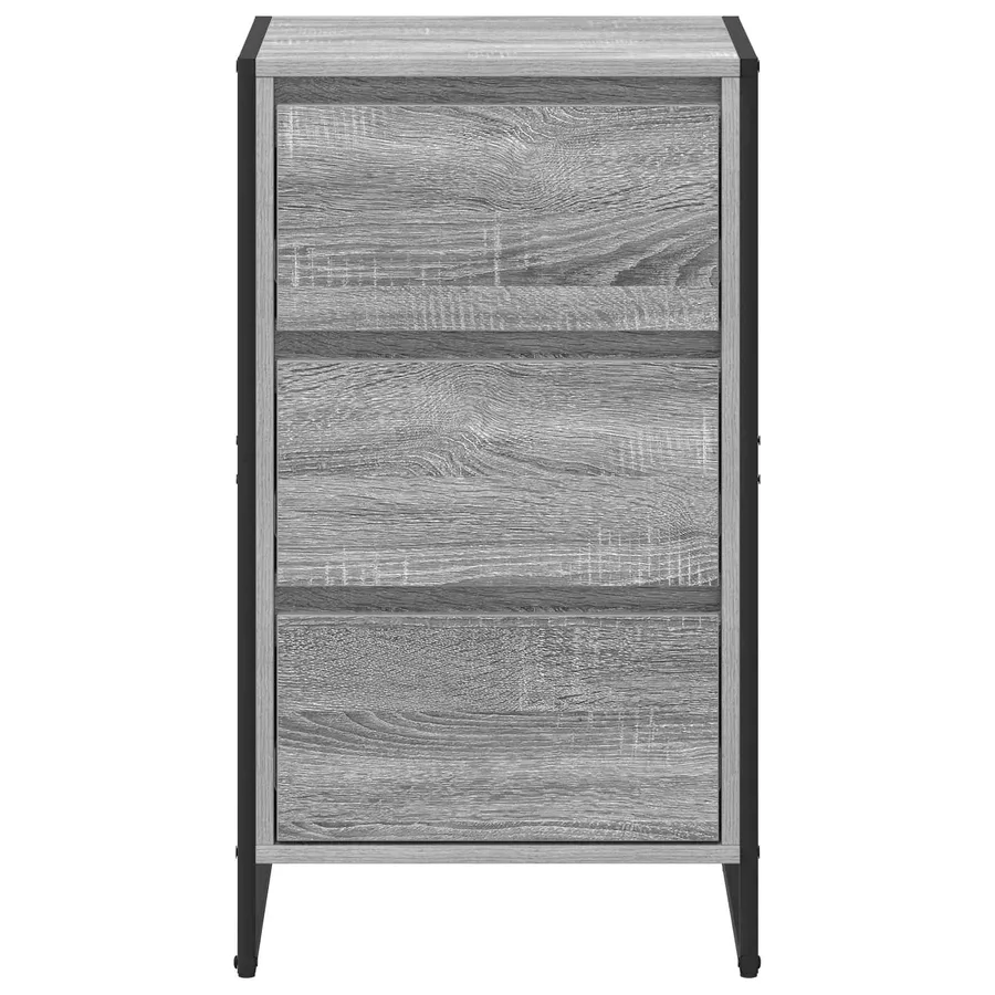 Buffet Gris Sonoma 42 x 36 x 75.5 cm Bois d'ingénierie - 6