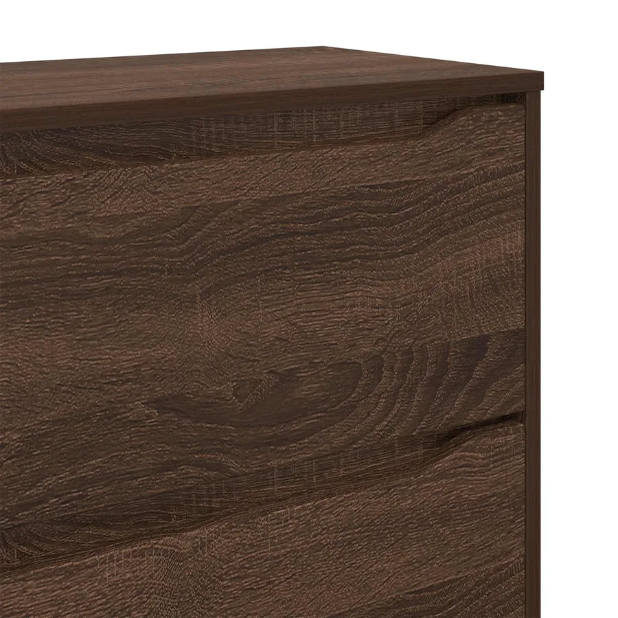 Armoire de rangement Chêne brun 80 x 31 x 81 cm - 12