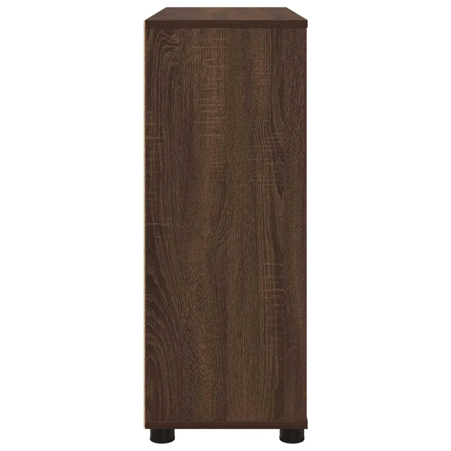 Armoire de rangement Chêne brun 80 x 31 x 81 cm - 9